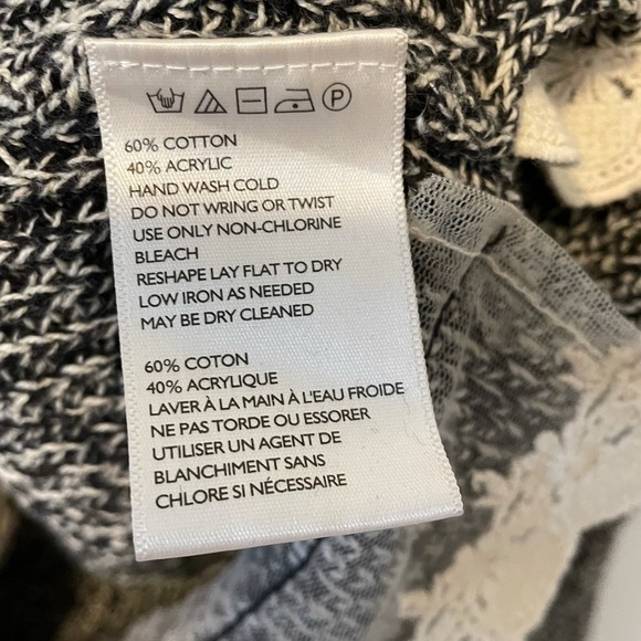 Urban Outfitters Grey Sweater Lace Trim - Picture 8 of 12